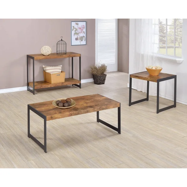 Coaster Antique Nutmeg Coffee Table 704028