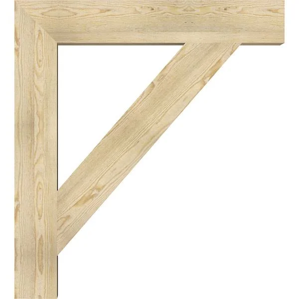 6x22W x 38x22D x 42x22H Traditional Block Rough Sawn BRACKET - Douglas Fir