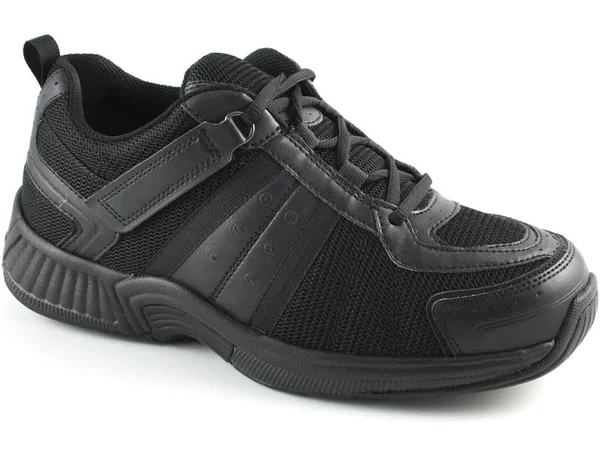 Men's Orthofeet Monterey Bay Black Mesh 7 XW