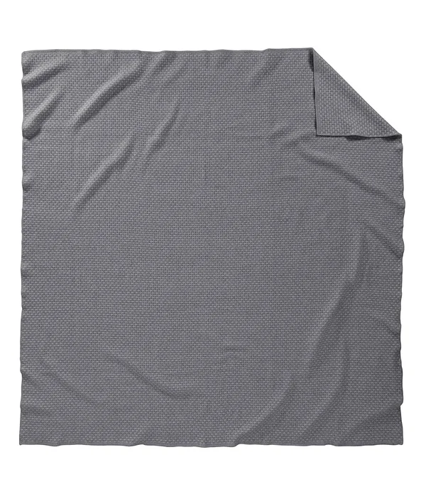 Pendleton Lattice Weave Bed Blanket, Queen, Grey/Slate