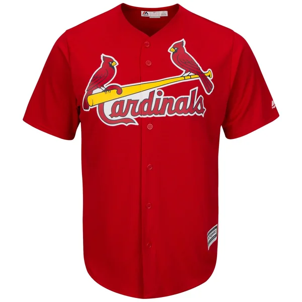 Majestic Men's St. Louis Cardinals Cool Base Jersey - Red