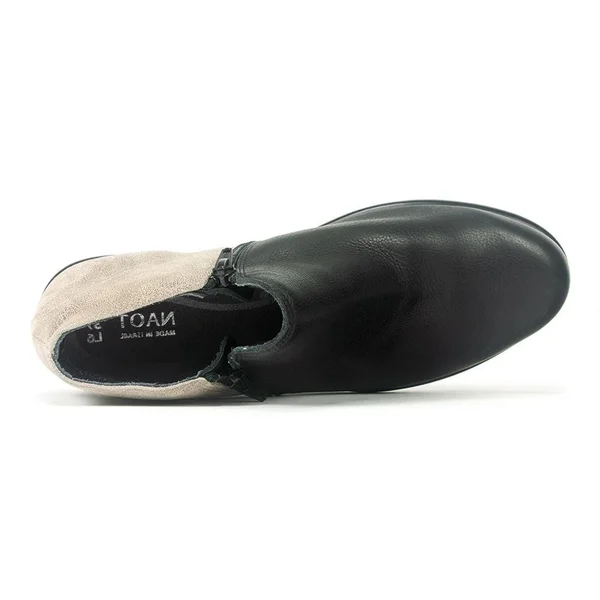 Naot Women's Helm Boots - Black Croc Leather in Size 38