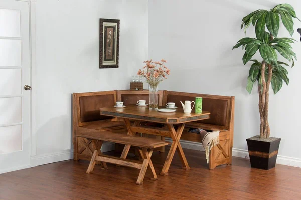 Sunny Designs Sedona NOOK Side Bench in Rustic Oak 0219RO2SB