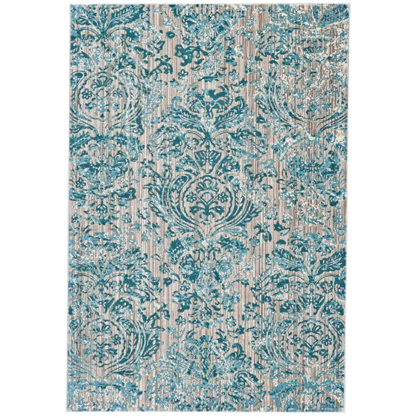 Weave & Wander Aqua Arsene 5 ft 3 in x 7 ft 6 in Area Rug