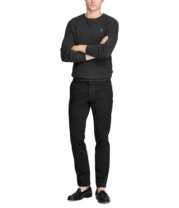 Polo Ralph Lauren Men's Slim-Fit Stretch Chino Pants - Pure White