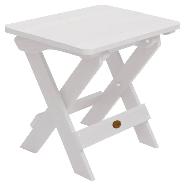 Highwood Folding Adirondack Side Table White