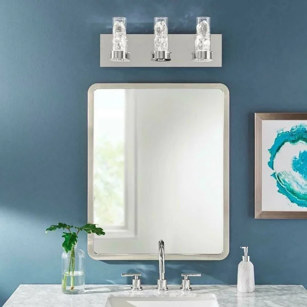 Home Decorators Collection Cusseta 23-Watt Crystal Integrated LED 3-Light Vanity Light