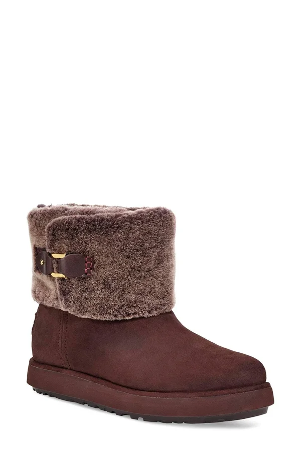 Ugg Women's Classic Berge Mini Suede in Brown - Size 9