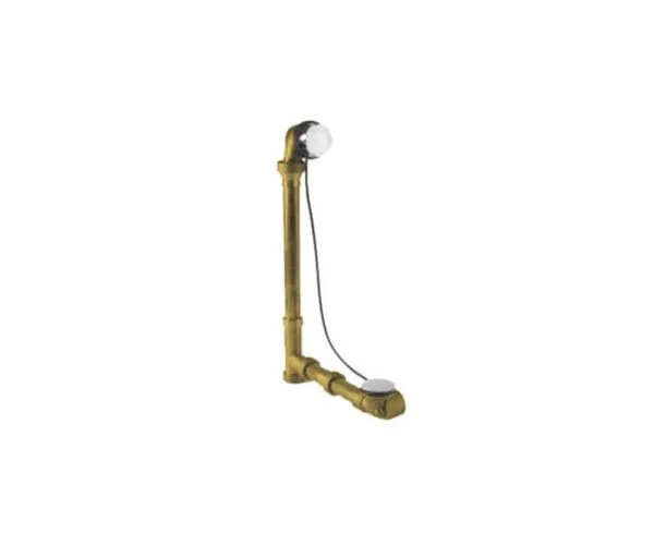 Mountain Plumbing - Brass Body Cable Operated Bath Waste & Overflow Drain - BDR20SBR22/WH