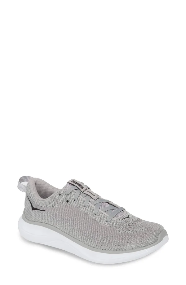 Hoka One One Women's Hupana Flow Shoe - 5.5 - Drizzle, Lunar Rock