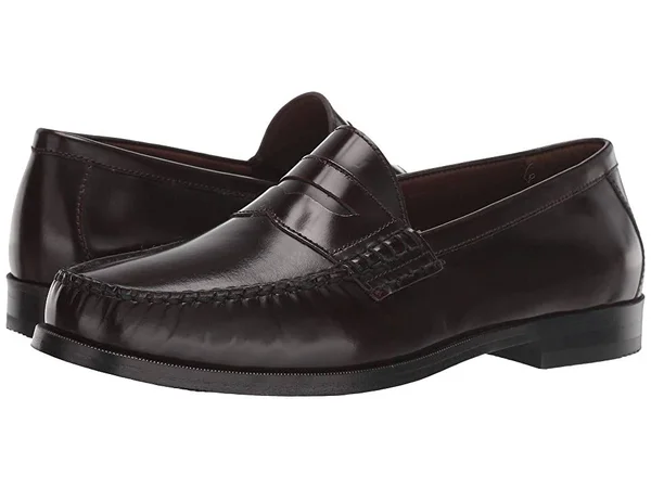 Men's Johnston & Murphy Pannell Penny Loafer - Size 7.5 M - Burgundy
