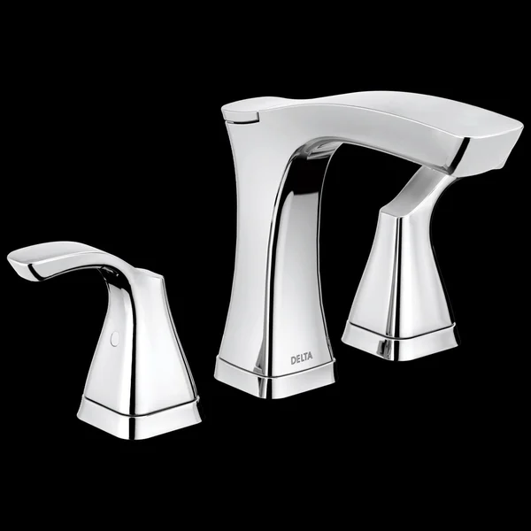 Delta Faucet 3552-MPU-DST Tesla Two Handle Widespread Bathroom Faucet - Chrome