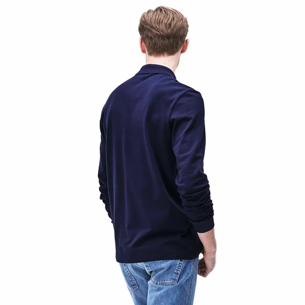 Lacoste Long Sleeve Polo Shirt Navy