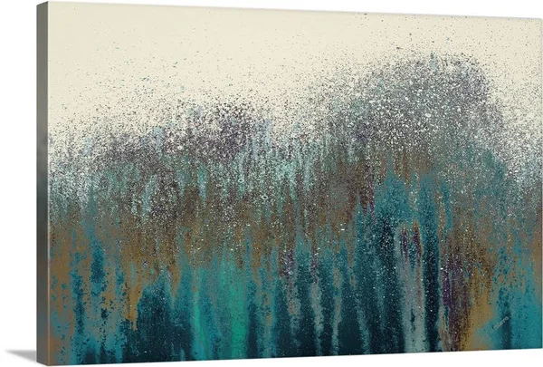 Teal Woods - Canvas Wall Art, 60x40, Great Big Canvas