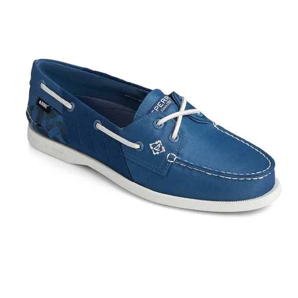 Sperry Top-Sider Women's Authentic Original 2-Eye Bionic Boat Shoe, Size: 9.5, Navy Plastic