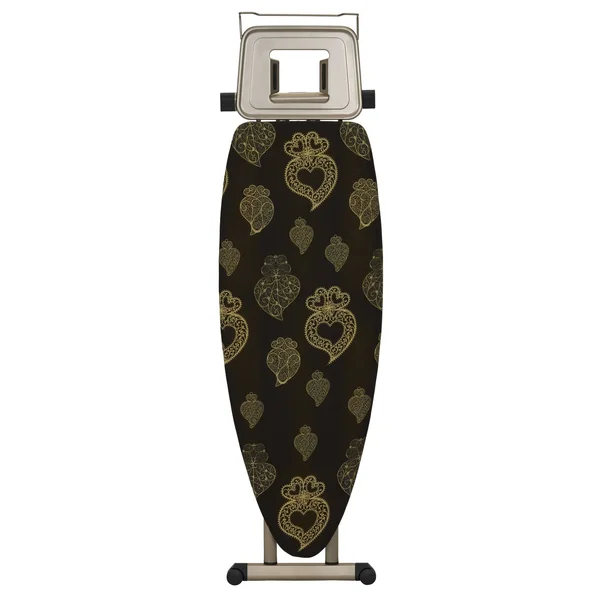 Household Essentials 4 Leg Ironing Board Black