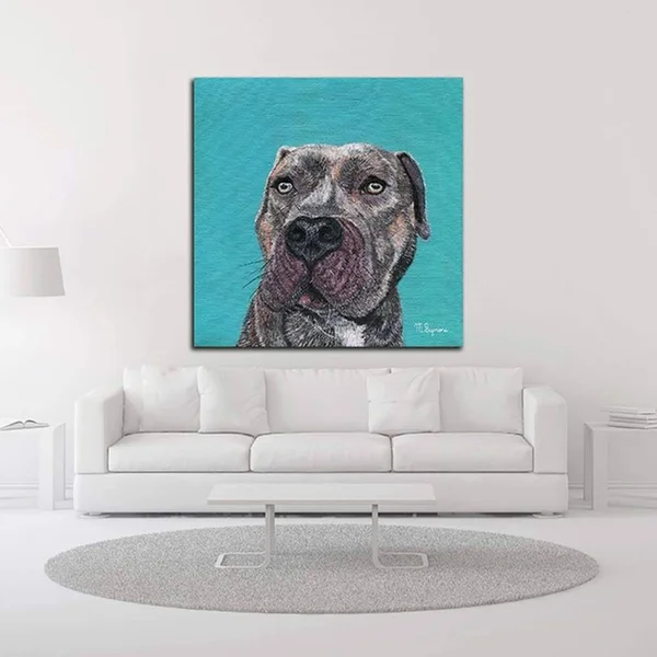 14x22 x 14x22 Good Boy by Melissa Symons Print on Canvas