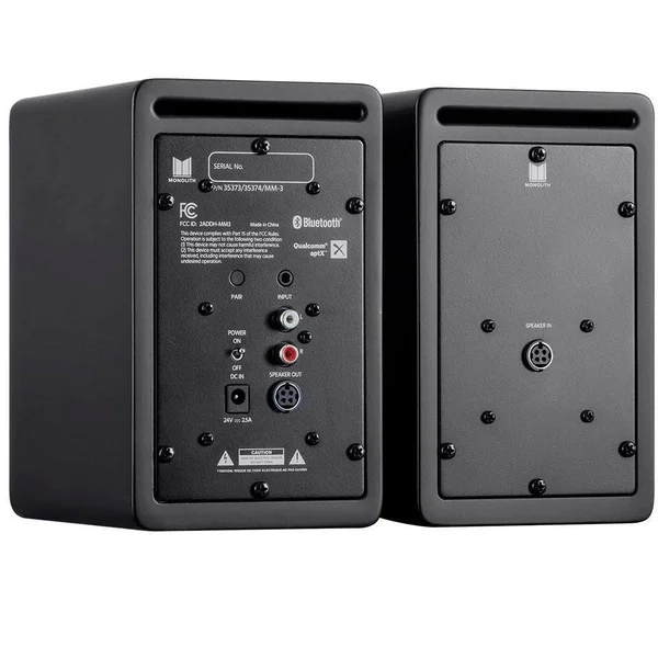 Monolith MM-3 2-way Speakers - Pair - Black