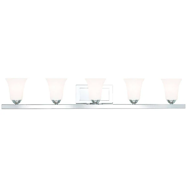 Livex Lighting 6485-04 Ridgedale 5-Light Bath Vanity - Black
