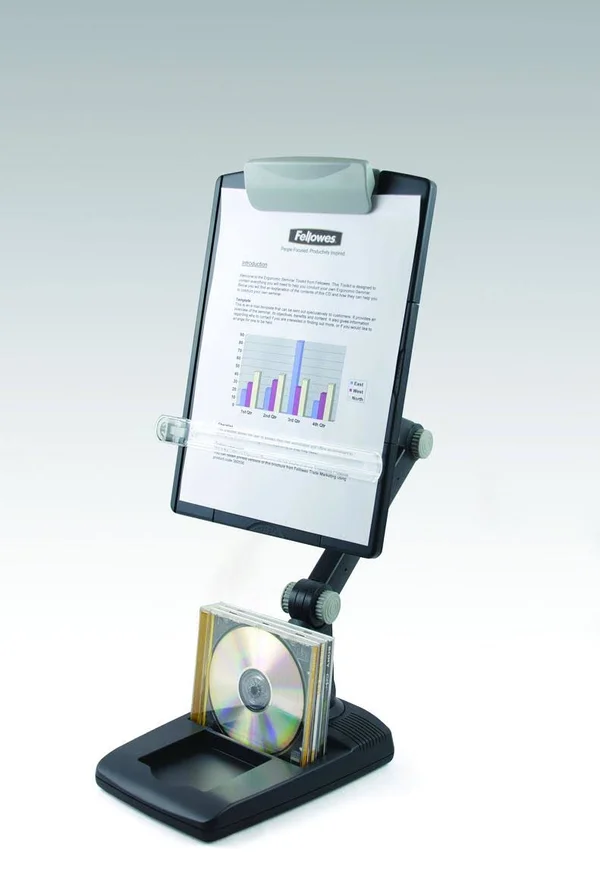 Fellowes Flex Arm Copyholder, Weighted Base Copy holder