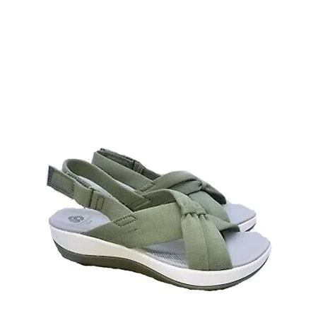 Clarks Aria Belle Women/Adult Shoe Size 6 Casual 26143192 Olive - Women's, Green