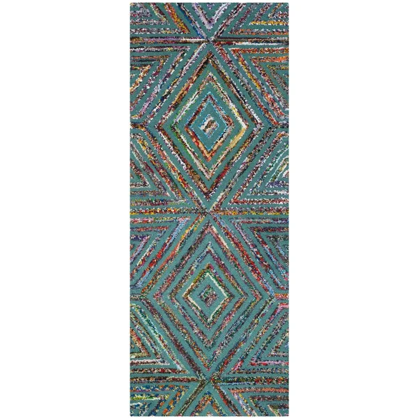 Safavieh Nantucket NAN607A Blue Rug 4& x 4& Round
