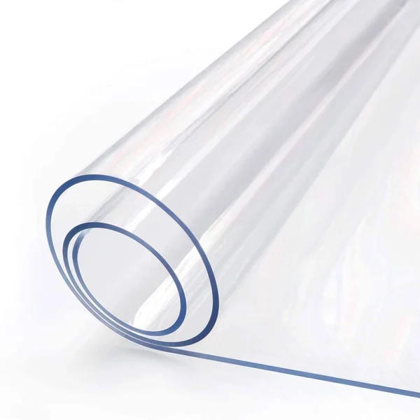 54 x 108 inch Clear Plastic Dining Tabletop Protector Desk Pad Mat Wooden Furniture Coffee Glass End Side Bar Dinner Banquet Act