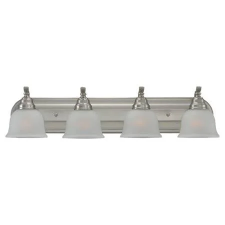 Darby Home Co Busti 4-Light Vanity Light - Bulb Type: Non-Energy Star - Finish: Brushed Nickel