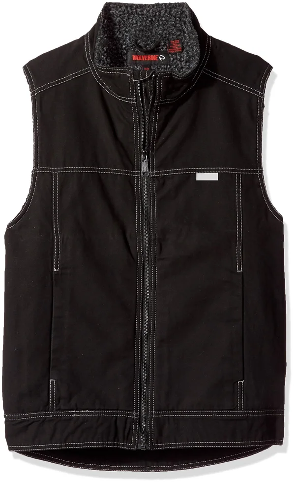 Wolverine Men's Porter Sherpa Vest, XL, Black
