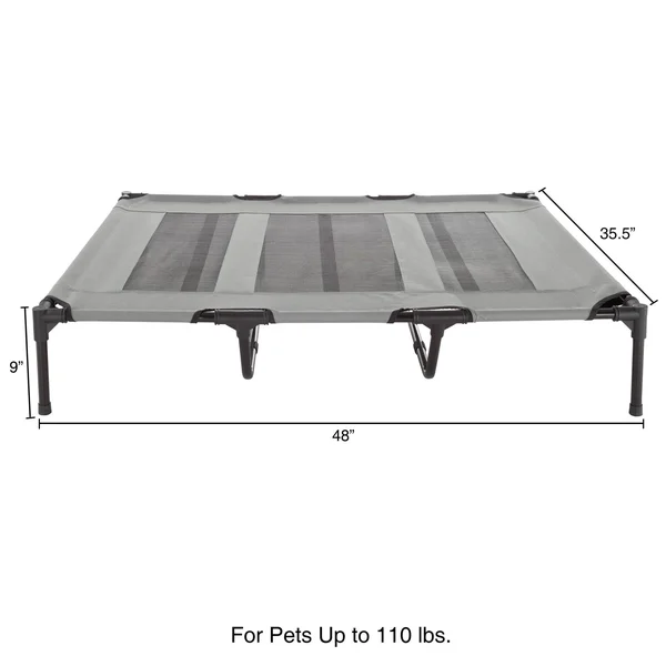 Pet Pal Gray Rectangular Bed (FOR Large) Rubber, 532169MPL