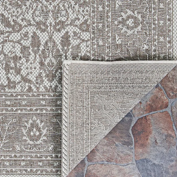 Couristan Marseille Carmoux Area Rug, Mushroom, 2&3x22 x 11&9x22 Runner