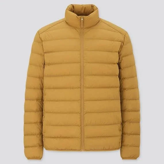 Uniqlo Men's Ultra Light Down Puffer Jacket - Yellow, XL