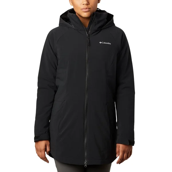 Columbia Cleveland Crest Long Jacket M, Olive Green