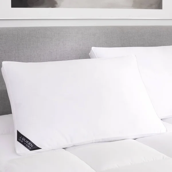 Five Queens Court Elite Down Alternative Density Bed Pillow - Firm, White
