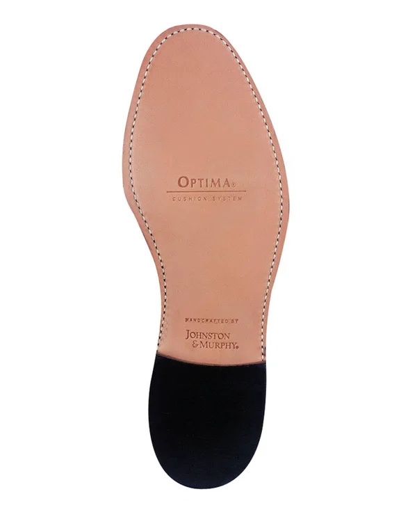 Johnston & Murphy Men's Melton Cap Toe Oxford - Black