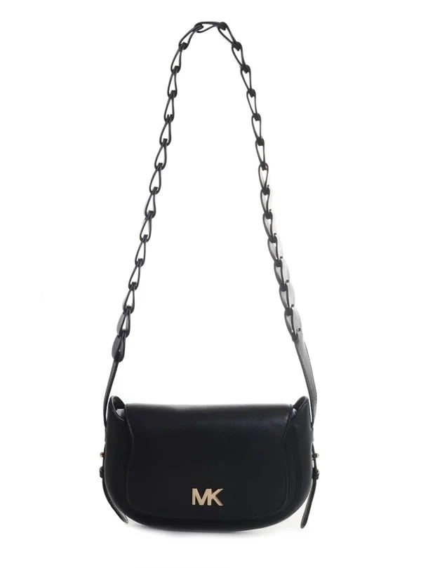 Michael Michael Kors - Jolene Small Leather Saddle Bag, Black, One Size
