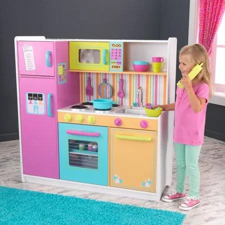 Kidkraft Deluxe Big and Bright Kitchen, 1 Count, Size: Deluxe Big & Bright Kitchen