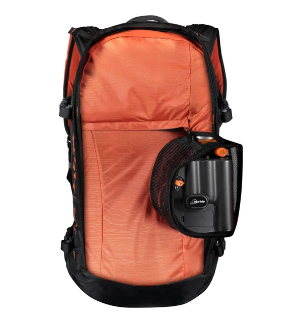 Scott Patrol E1 30 Black, Tangerine AIRBAG Backpack