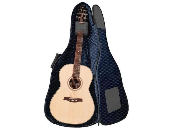Seagull Folk Concert Hall Gray and Navy Blue Gig Bag with Logo #42210