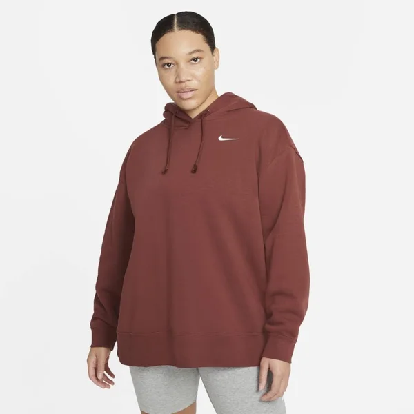 Nike Fleece Hoodie, Size 2x in Dark Pony/White at Nordstrom