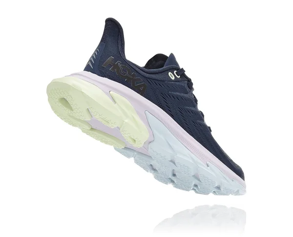 Hoka One One Women's Clifton Edge Shoe - 9.5 - Outer Space, Orchid Hush