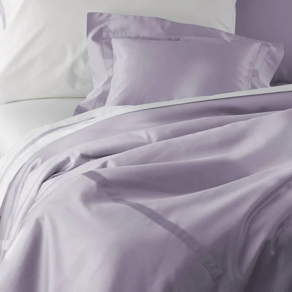 Matouk Nocturne - King Duvet Cover, Silver