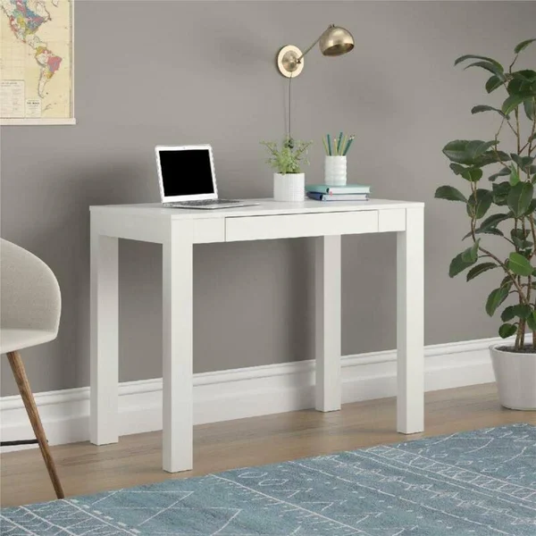 Mainstays Parsons Desk, White