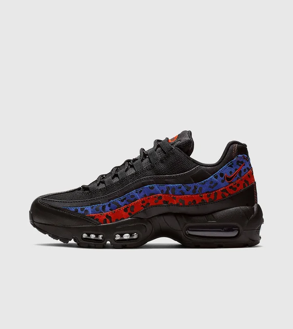 Nike Wmns Air Max 95 Premium Black/ Black-habanero Red-racer Blue