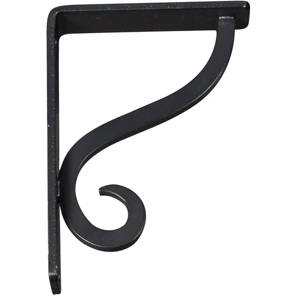 Ashford Wrought Iron Bracket Antiqued Brass 1 1/2x22W x 12x22D x 15x22H - (Single Center brace)