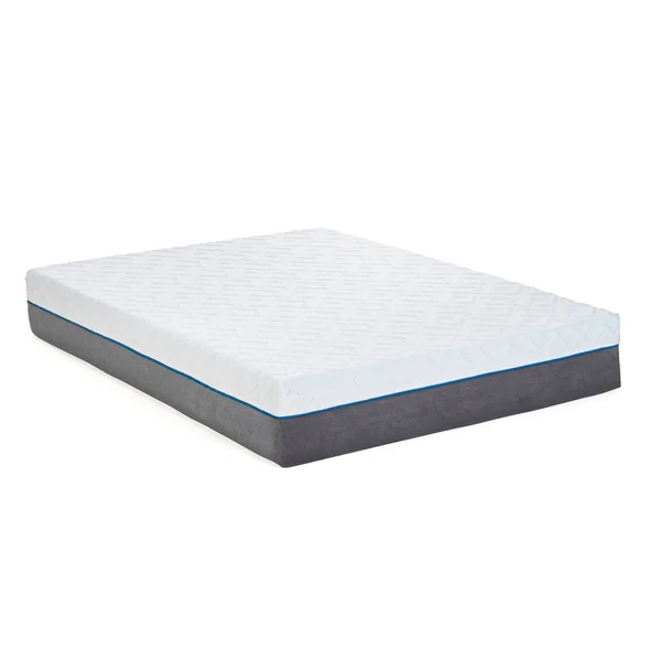 Blissful Nights 12x22 Gel Queen Memory Foam Mattress
