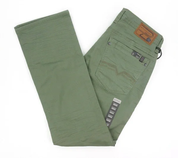 Buffalo David Bitton Six x Straight Jeans - Green - Casual Pants