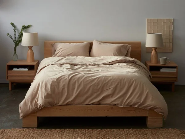 Coyuchi - Organic Crinkled Percale Fitted Sheet Cal King Pewter