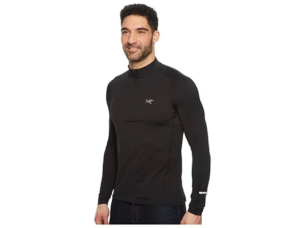 Arc&teryx Men's Cormac Zip Neck LS - Black - M