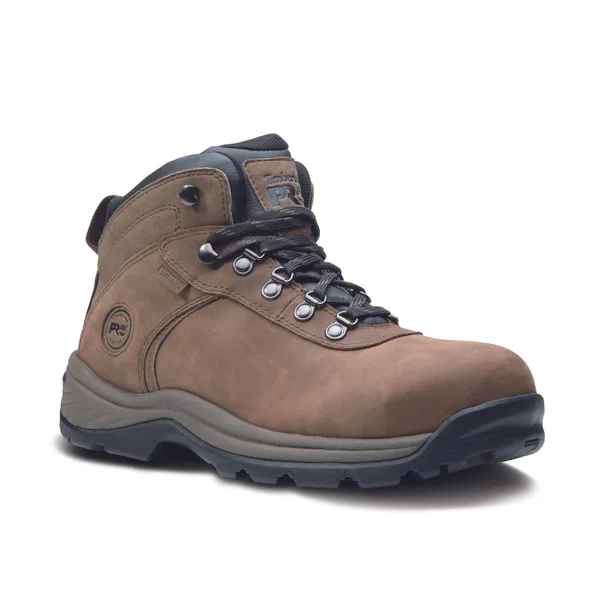 Timberland Pro Men's Flume Mid Waterproof Steel Toe Work Boots - Brown
